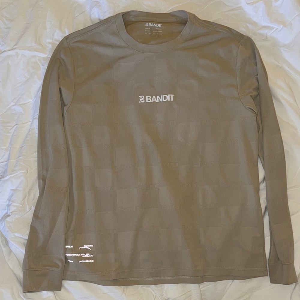 Bandit Running Men's Long Sleeve Shirt - Tan
